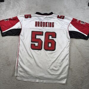 VTG Atlanta Falcons Keith Brooking Jersey Mens XL White #56 Football NFL Reebok